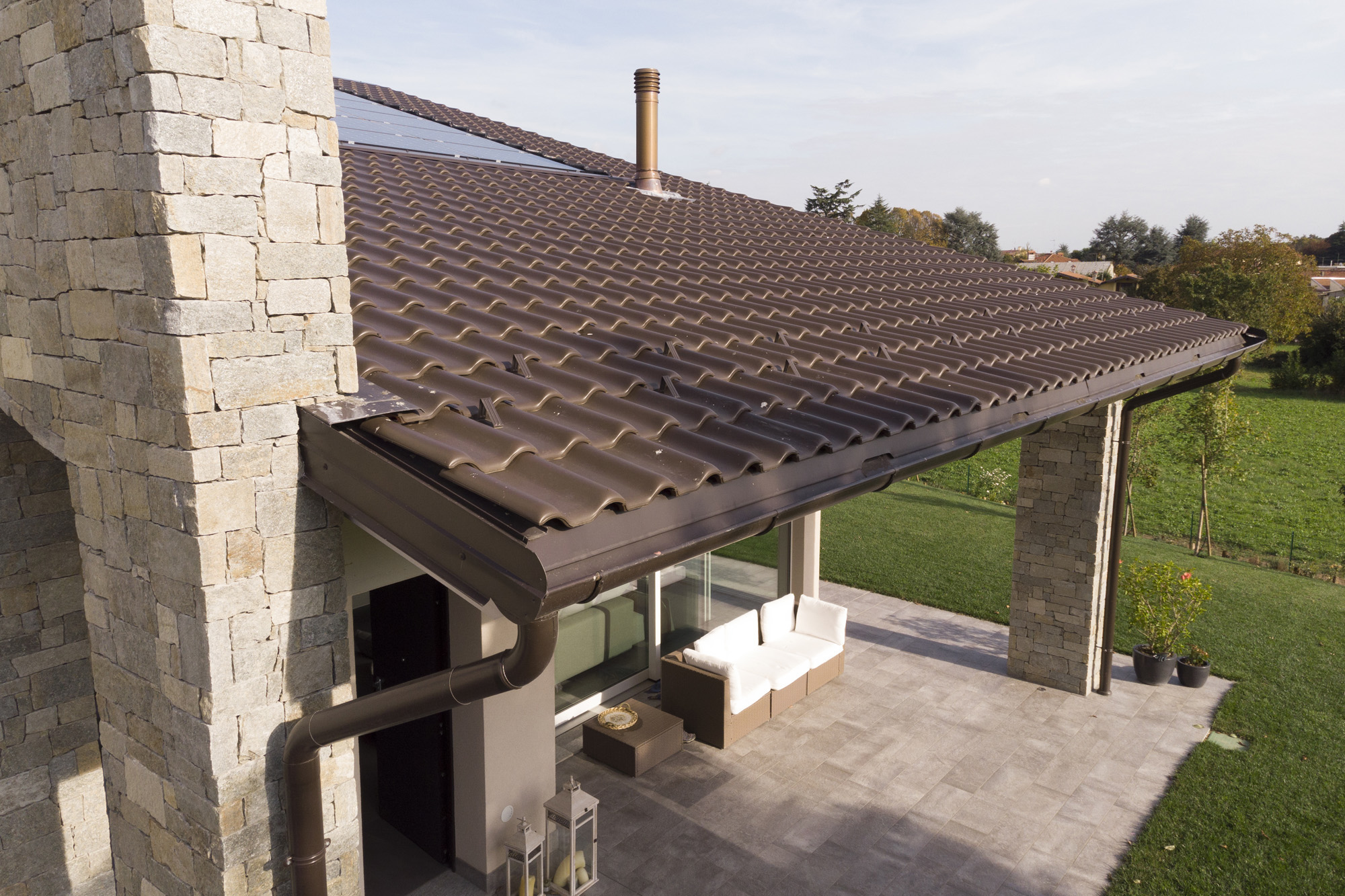 Tetto-in-legno-villa-Missaglia