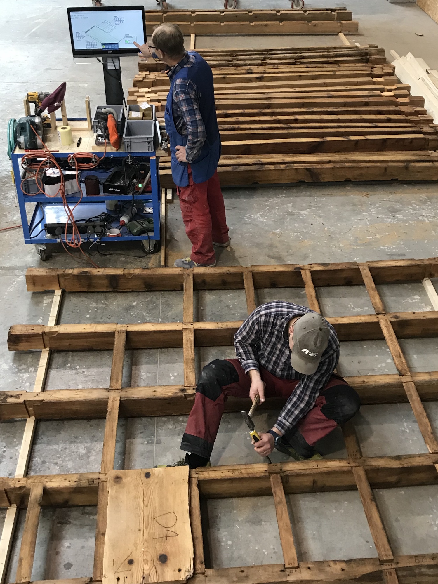 Restauro-solaio-in-legno-vecchio-lecco