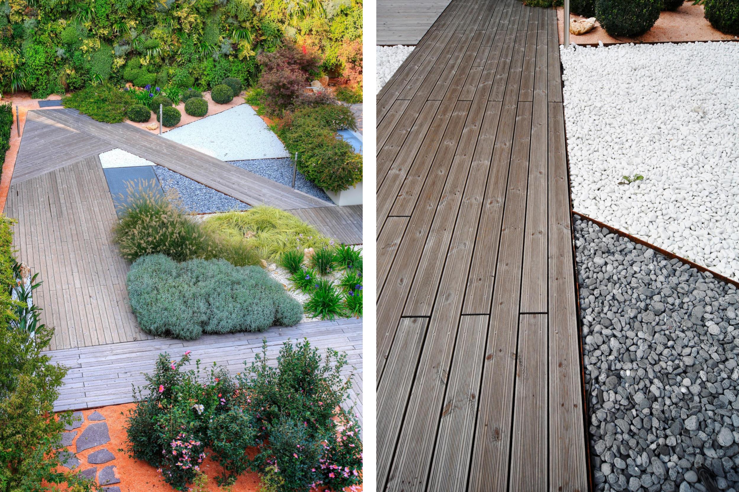 Pavimento-in-legno-giardino-Sesto San Giovanni